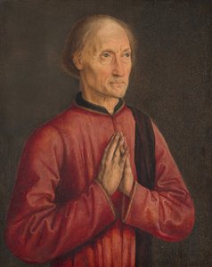 Retrato de um doador de Follower of Dirck Bouts
