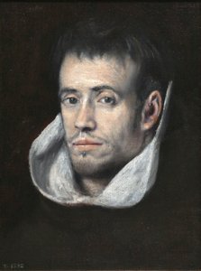 Retrato de um frade dominicano (ou trinitário) de Follower of El Greco