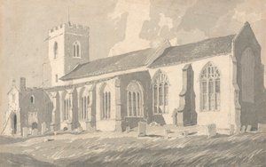 Igreja do Lado Sul de Catfield, Norfolk de Follower of John Sell Cotman
