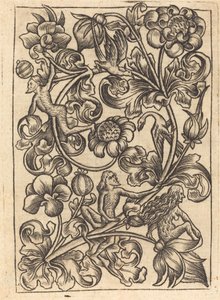 Ornamento com Folclore Selvagem de Follower of Master E.S.