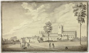 Igreja da Antiga Abadia de Follower of Samuel Hieronymus Grimm