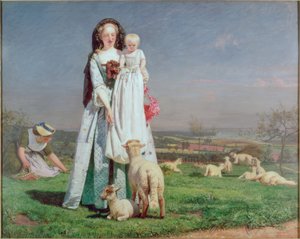 Pretty Baa-Lambs de Ford Madox Brown