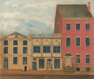 The Shop and Warehouse of Duncan Phyfe, 168-172 Fulton Street, Nova York, ca. 1816. de Formerly attributed to John Rubens Smith