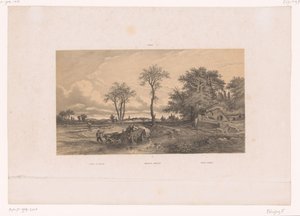 Carro agrícola com bois numa paisagem húngara
Cenografia na Hungria / Ungarische Landschaft / Paisage Húngaro (título sobre o objecto)
Números de uma paisagem (título da série)