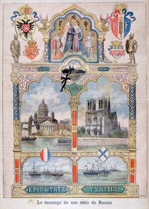 Mensagem de nossos amigos russos, 1896 de Fortuné Méaulle