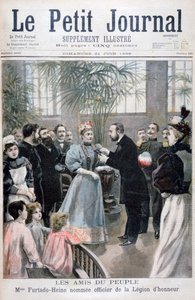 Sra. Furtado-Heine, nomeada oficial da Legião de Honra, 1896 de Fortuné Méaulle
