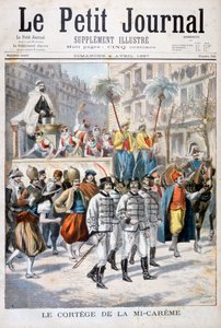 A procissão do festival da Quaresma de 1897 de Fortuné Méaulle