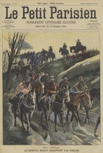 O fazendeiro general Christiaan de Wet ilude as forças britânicas em Orange Free State de Fortune Louis Meaulle