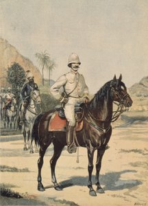 General Gallieni, do Le Petit Journal, 11 de junho de 1899 (gravura colorida) de Fortune Louis Meaulle