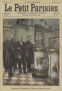 Inauguração de laboratórios na Bolsa de Comuns de Paris