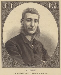 Jules Godin, ministro francês das obras públicas de Fortune Louis Meaulle