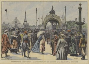 Abertura da Exposição Universal de 1900 em Paris