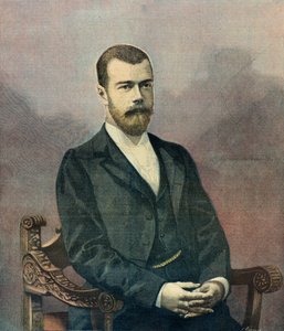 Retrato do czar Nicolau 2 em 1896 (gravura)