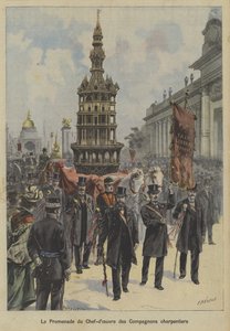 Procissão da obra-prima da Companhia de Carpinteiros de Fortune Louis Meaulle
