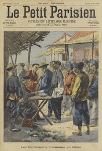 A Rebelião dos Boxers: inscrição de voluntários na China