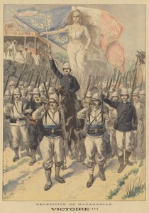 A expedição francesa a Madagascar. Vitória! de Fortune Louis Meaulle