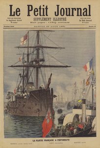 A frota francesa em Portsmouth