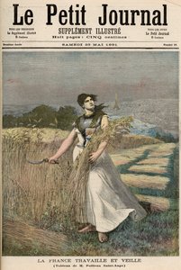 Alegoria da França, de &39;Le Petit Journal&39;, 23 de maio de 1891