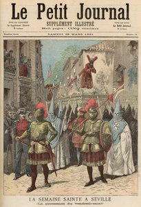 Semana Santa em Sevilha: Procissão da Sexta-feira Santa, de &39;Le Petit Journal&39;, 28 de março de 1891