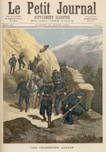 Infantaria de montanha, do &39;Le Petit Journal&39;, 21 de março de 1891 de Fortune Louis Meaulle and Henri Meyer