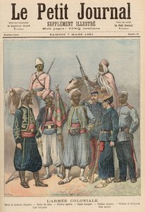 O Exército Colonial, de &39;Le Petit Journal&39;, 7 de março de 1891