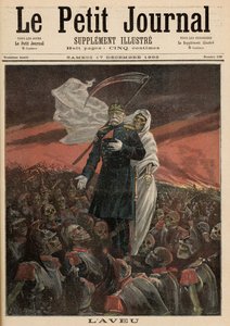 A Confissão: Otto Von Bismarck (1815-98) com a Morte, de &39;Le Petit Journal&39;, 17 de dezembro de 1892