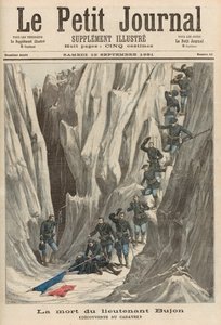 A morte do tenente Bujon: A descoberta de seu corpo, de &39;Le Petit Journal&39;, 12 de setembro de 1891 de Fortune Louis Meaulle and Henri Meyer
