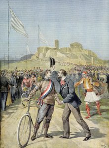 Os Jogos Olímpicos de Atenas, do &39;Le Petit Journal&39;, 26 de abril de 1896