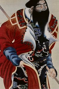 Os grandes líderes dos Ainu do século XVIII: Itokoi e Shinichi de Akkeshi, Chosama de Uraashibetsu e Shonko de Noshappu, nomeadamente, ilustração