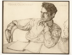 Reprodução fotográfica de um retrato de Henk Oldewelt por Han van der Kop Henk Oldewelt 1.10.