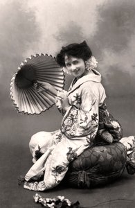 Isabel Jay 1879-1927, cantora e atriz de ópera, 1906.