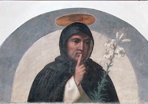 São Domingos (c.1170-1221) (fresco) de Fra Bartolomeo