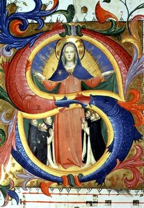 Sra. 558 f.156v Historiated 