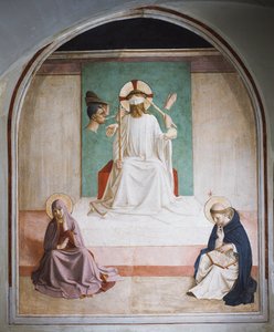 O zombar de Cristo com Maria e São Domingos