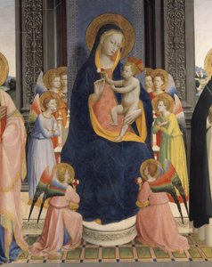 Virgem com criança e santos de Fra  Angelico