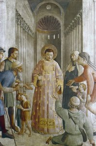 São Lourenço dando esmola (fresco)