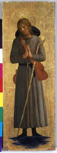 Um santo, c.1435-40 (tempera em madeira de choupo) de Fra Angelico