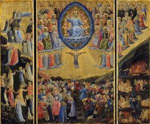 O último julgamento. 1440-45 de Fra Angelico