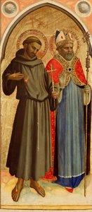 São Francisco e um Bispo Santo de Fra Angelico