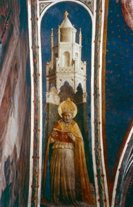 St Ambrose, meados do século XV de Fra Angelico