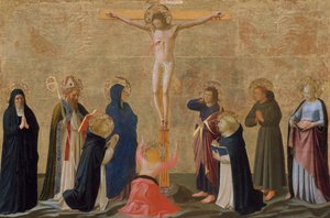 A crucificação, possivelmente ca. 1440 de Fra Angelico