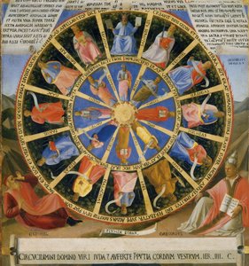 A visão de Ezequiel de Fra Angelico