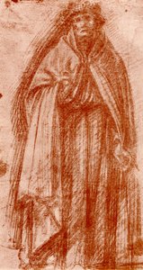 Estudo para a figura de um apóstolo, 1913. de Fra Bartolomeo