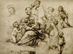 Estudo sobre uma Madonna de Fra Bartolomeo