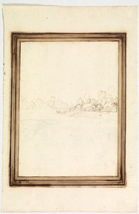 Cidade nas margens de um rio de Fra Bartolomeo