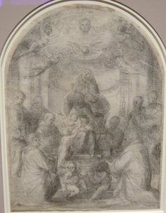 madona com criança e santos de Fra Bartolomeo