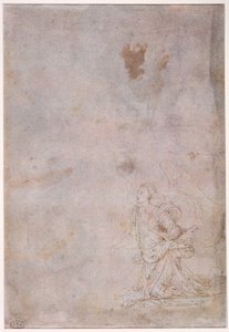 Um anjo ajoelhado de Fra Bartolommeo