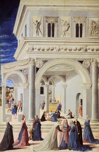 O nascimento da Virgem, 1467 de Fra Carnevale