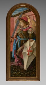 Painel de um Tríptico: O Arcanjo Miguel de Fra Filippo Lippi