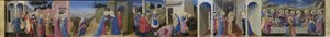 Predella of the Altarpiece The Annunciation, c. 1433-1434. de Fra Giovanni Angelico da Fiesole